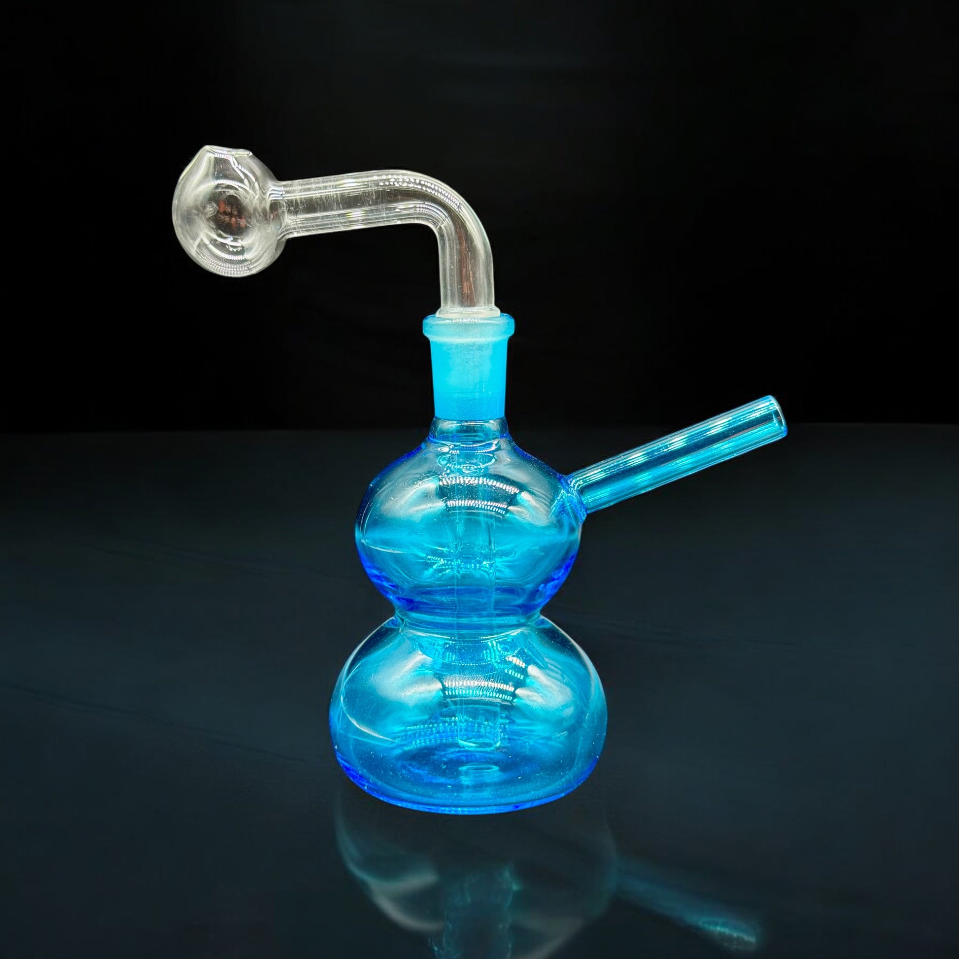 Colored Oil Burner Bubbler 5’’ blue color 