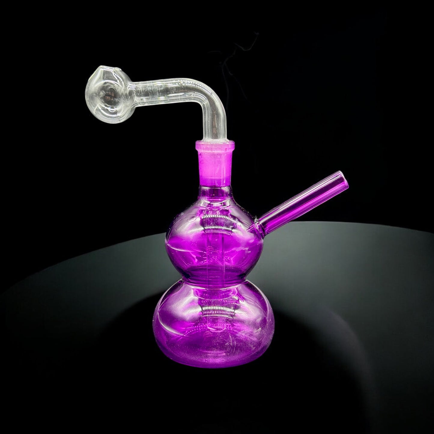 Colored Oil Burner Bubbler 5’’ purple color 