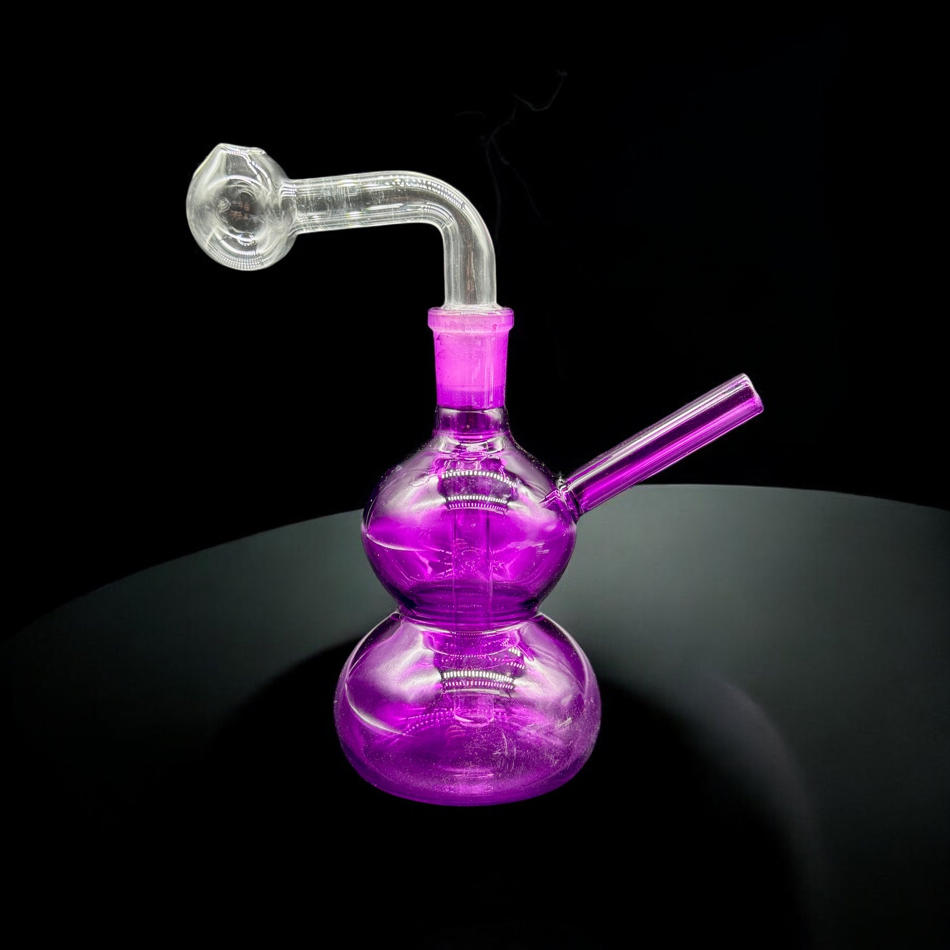 Colored Oil Burner Bubbler 5’’ purple color 