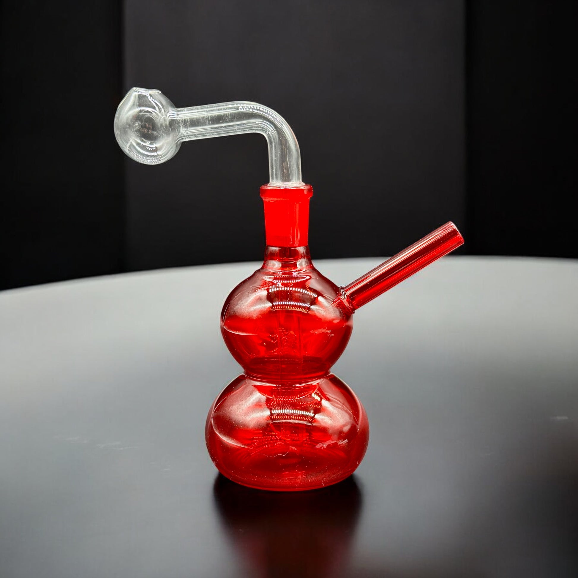 Colored Oil Burner Bubbler 5’’ red color 