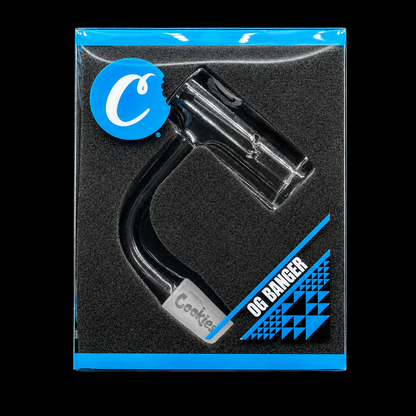 Cookies OG Dancer cannabis tool packaging with blue and black design
