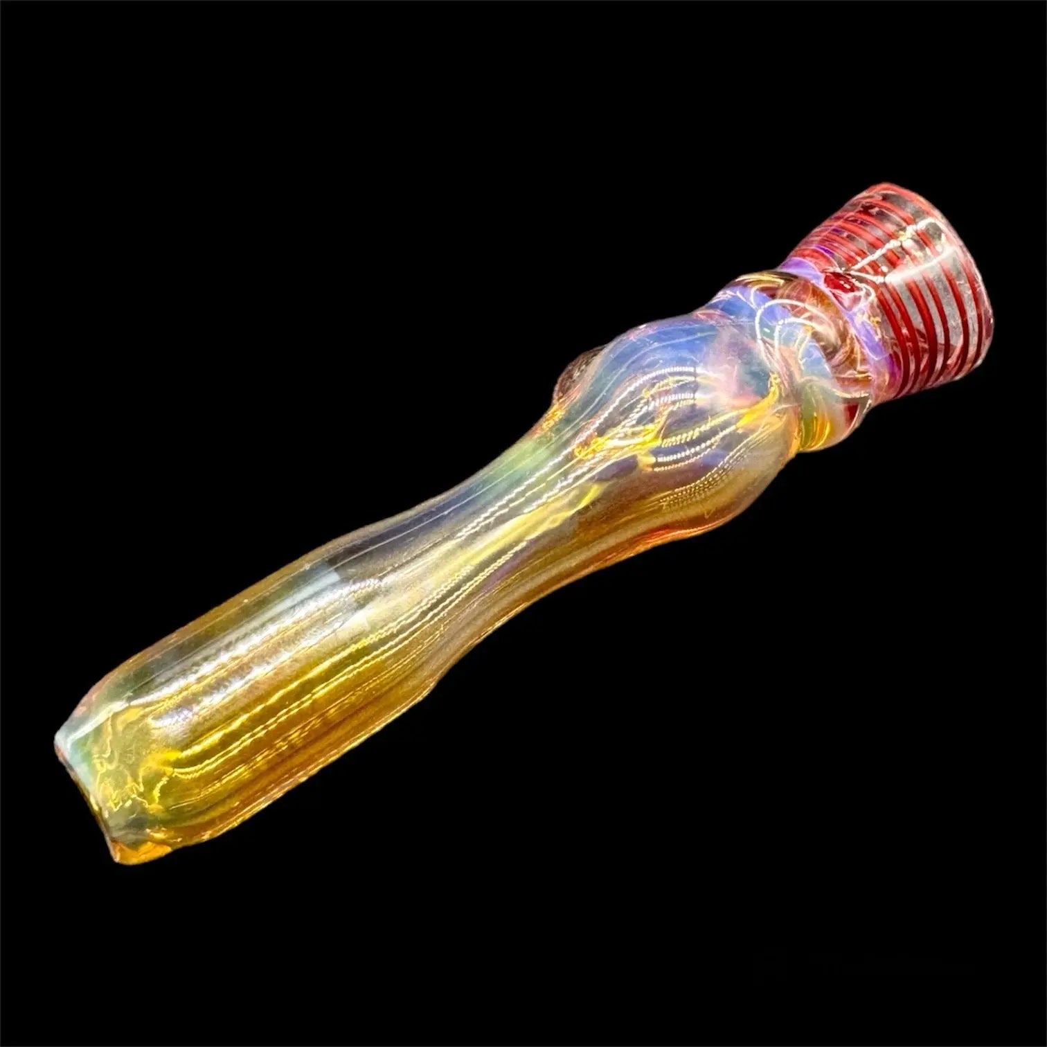 gold chillum pipe 