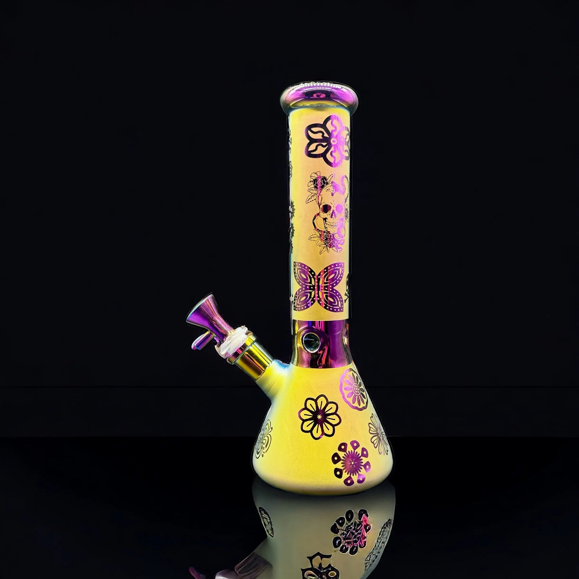 rainbow golden beaker 