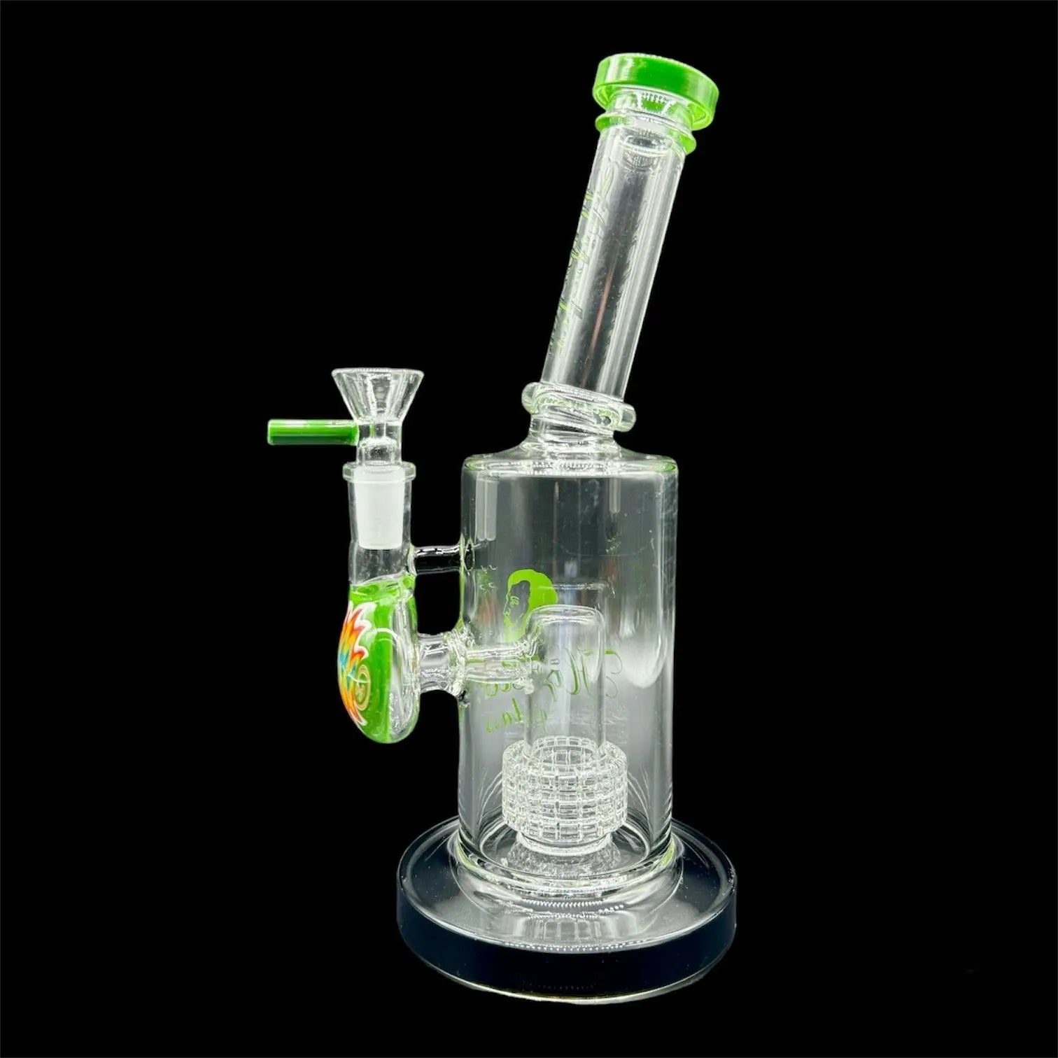 Hipster Matrix Perc Water Pipe 10"