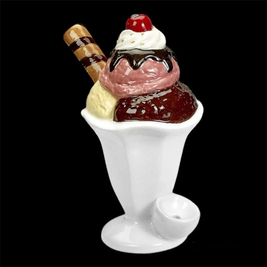Ice Cream Sundae Ceramic Pipe
