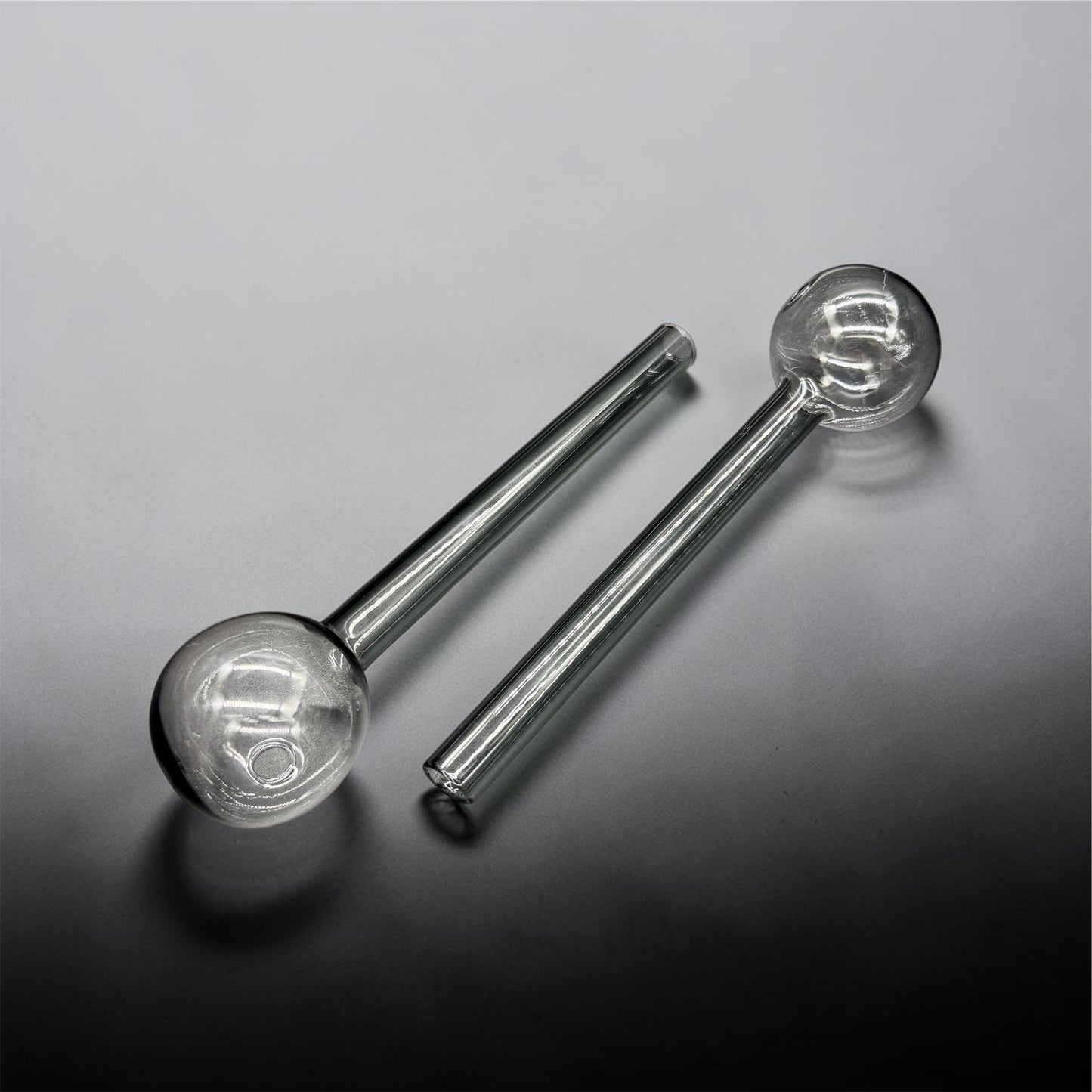 2 Pack 8” Jumbo Pyrex Glass Oil Burner Pipe – Large Bowl, Heat Resistant Glass