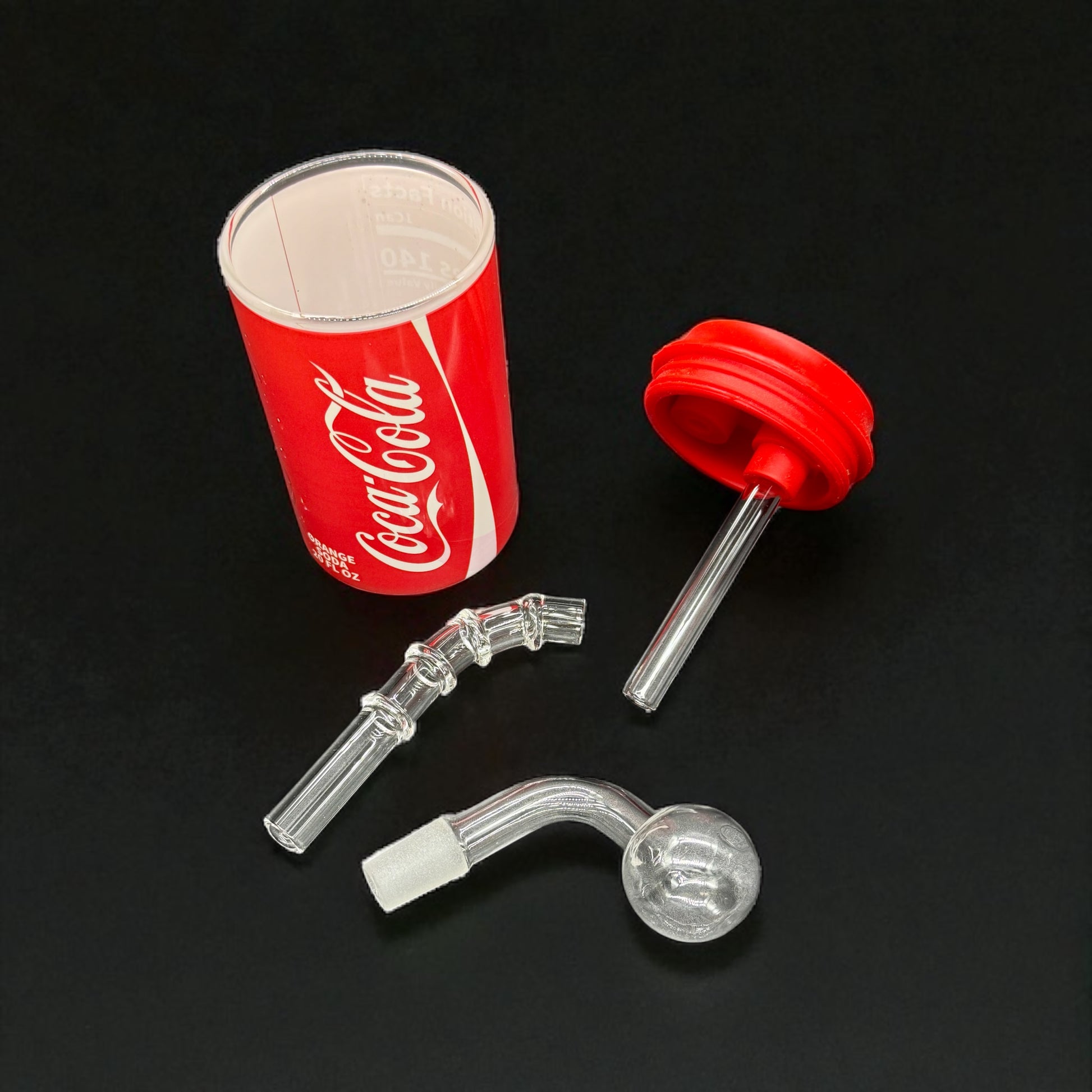 Mini Soda Can Oil Burner Bubbler all parts 