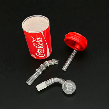 Mini Soda Can Oil Burner Bubbler all parts 