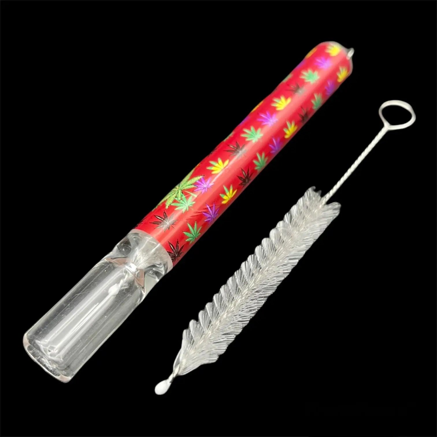 red glass pipes