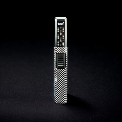 Powerful Scorch Torch Single Flame Long Lighter stripes 