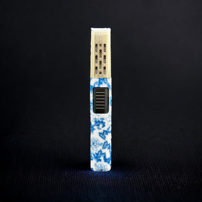 Powerful Scorch Torch Single Flame Long Lighter blue color 