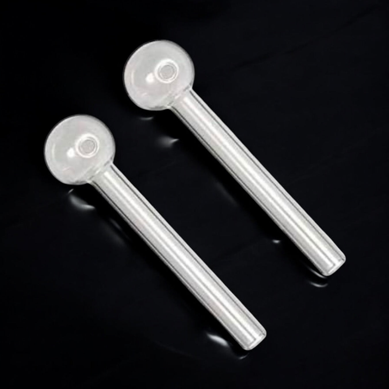 Pyrex Clear Glass Oil Burner Pipes – 2, 6, 10, or 20 Pack (4–6”) Heat ...