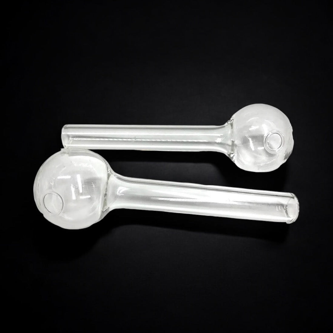 Pyrex Clear Glass Oil Burner Pipes – 2, 6, 10, or 20 Pack (4–6”) Heat ...