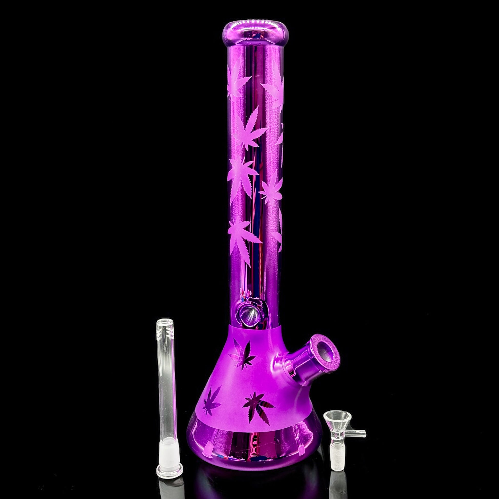 purple beaker 