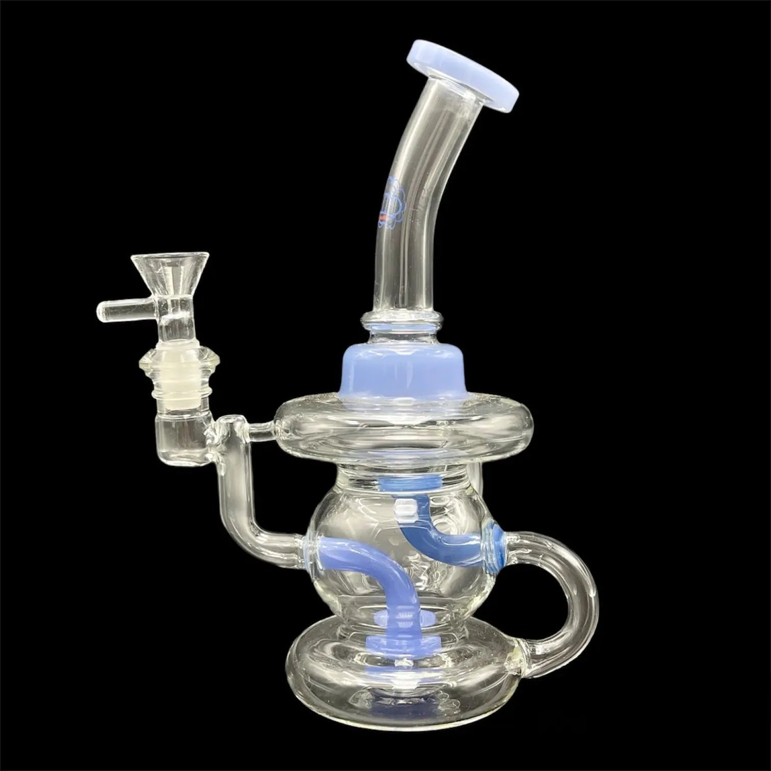 Recycler Dab Rig Water Bong 8’’ | Unique Glass Smoking Bong ...