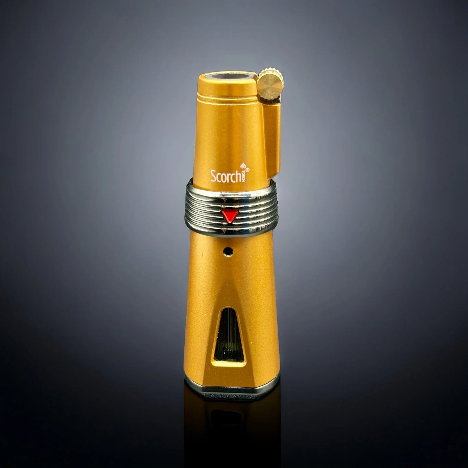 SCORCH TORCH Lighter Single Flame 61580 gold color 