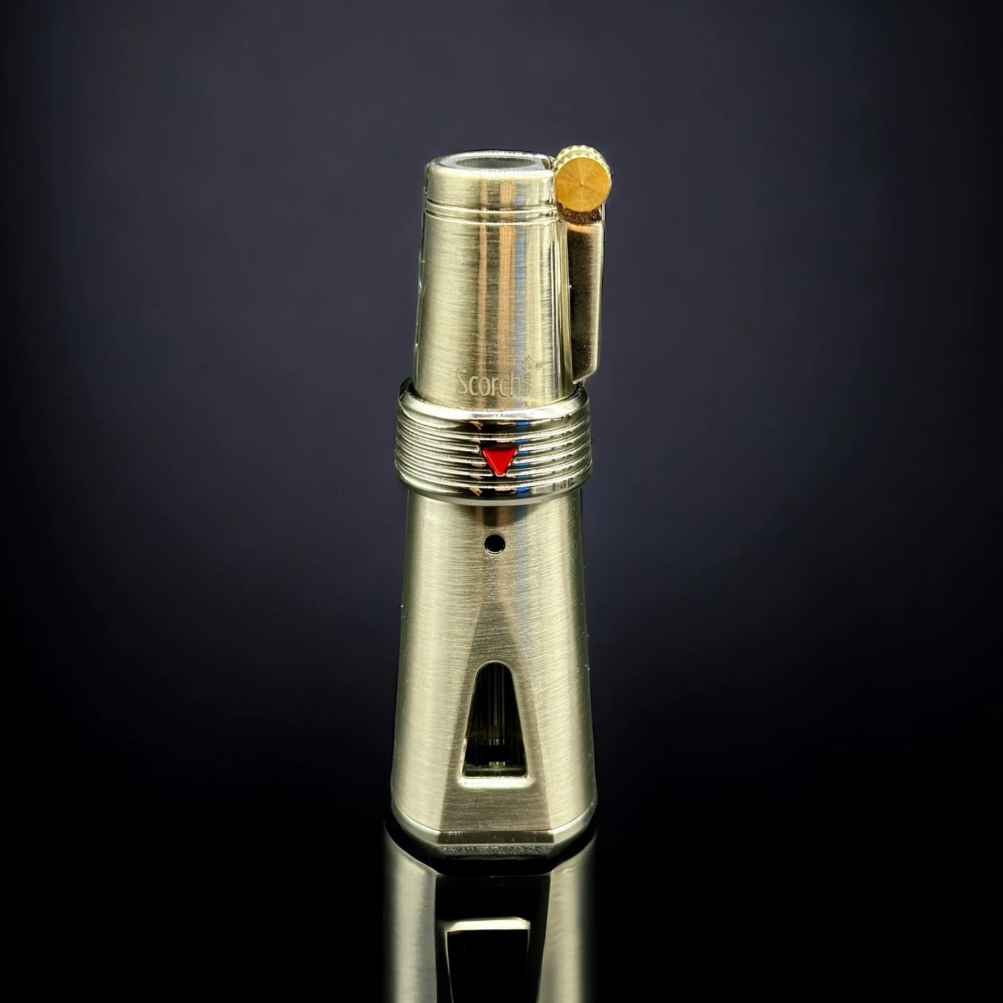 SCORCH TORCH Lighter Single Flame 61580 silver color 