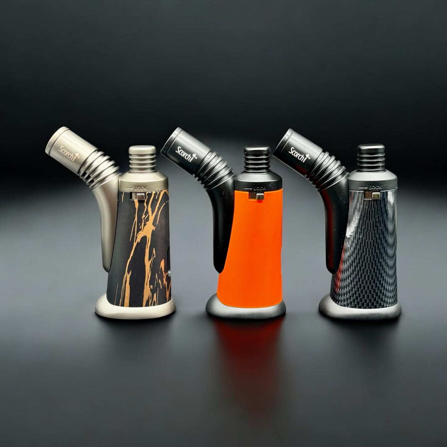 Scorch Torch Lighter 61666 SINGLE FLAME Modern Design random color 
