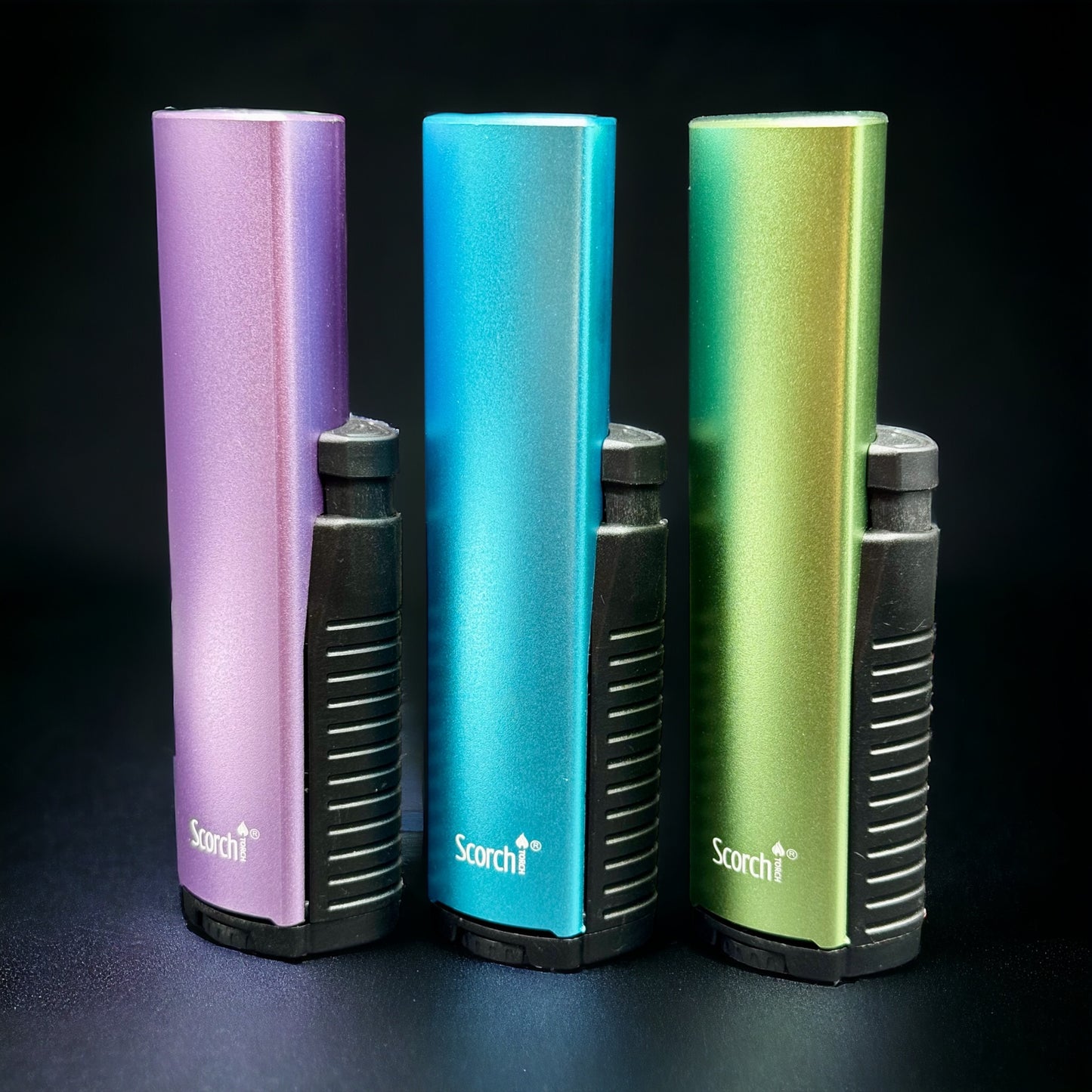 Scorch Torch Lighter Slim Satin Finish Tone random color 