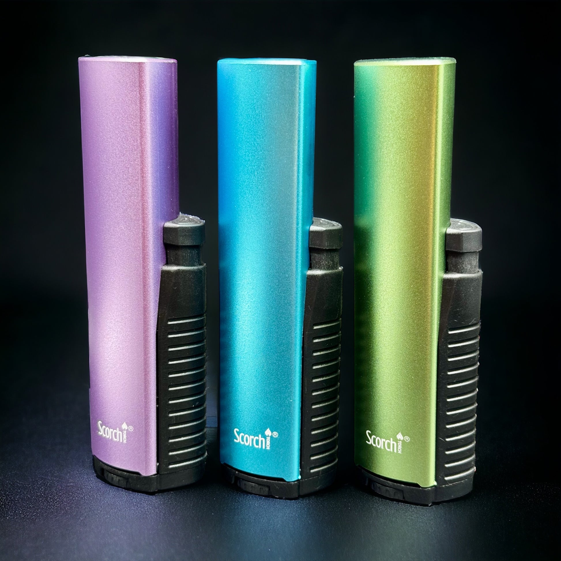 Scorch Torch Lighter Slim Satin Finish Tone random color 