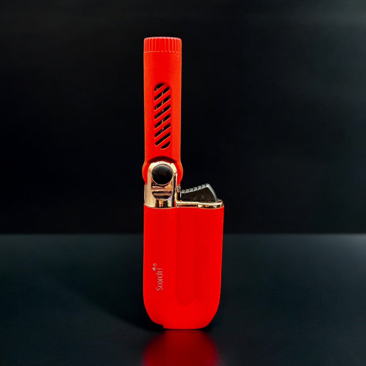 Modern Scorch Torch Adjustable Angle Lighter orange color 