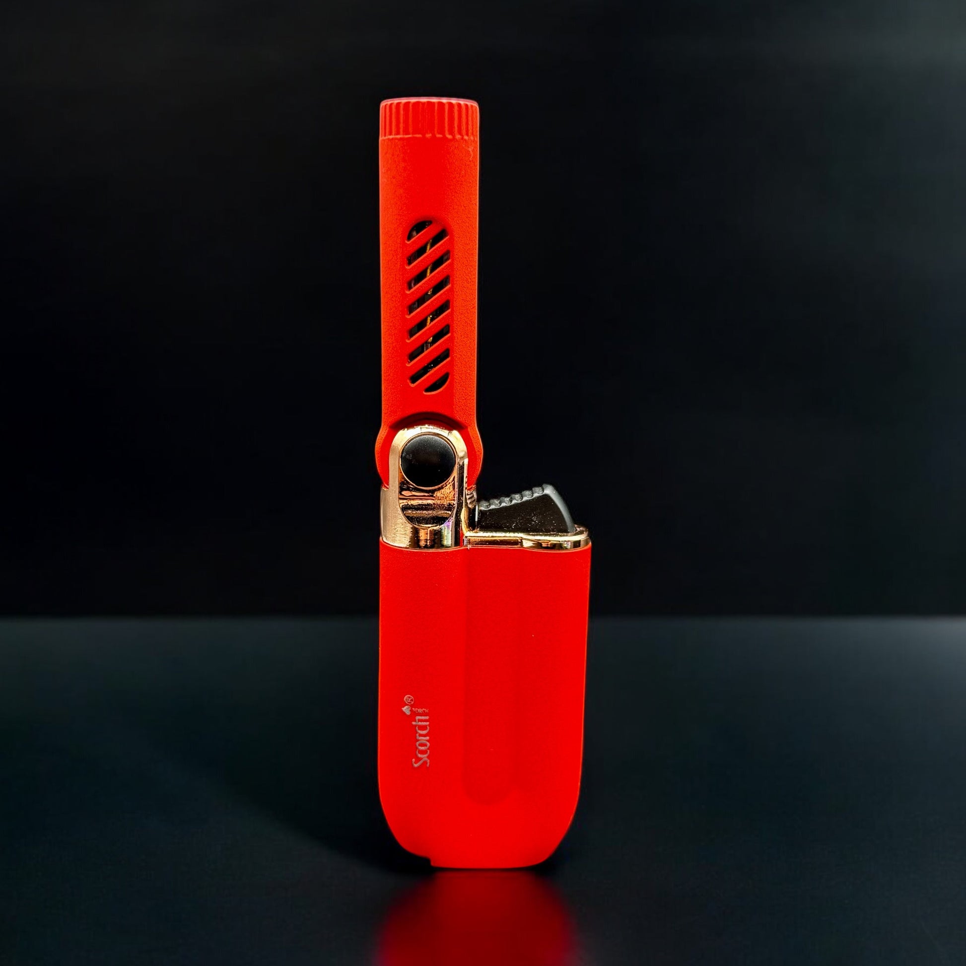Modern Scorch Torch Adjustable Angle Lighter orange color 