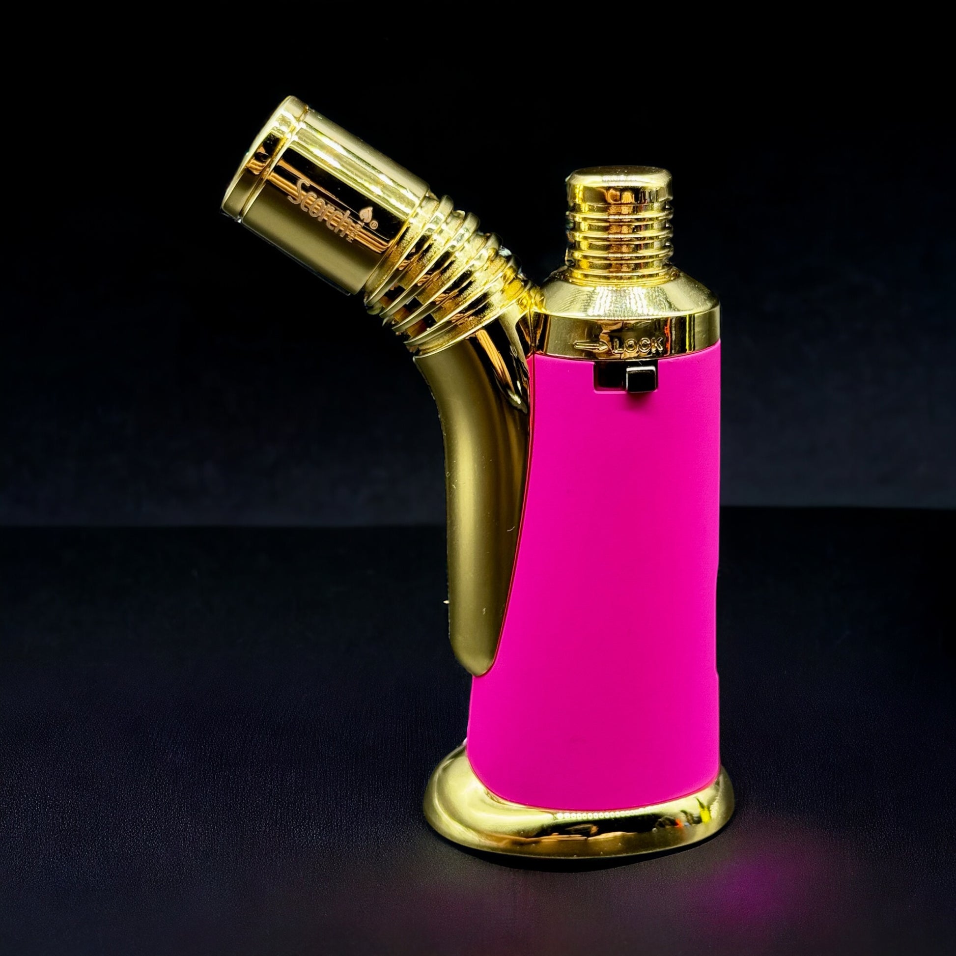 Scorch Torch Lighter 61666 SINGLE FLAME Modern Design pink color 