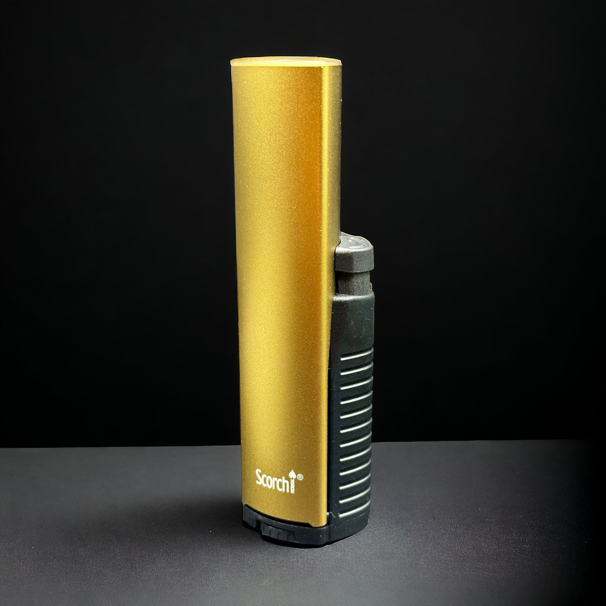 Scorch Torch Lighter Slim Satin Finish Tone gold color 