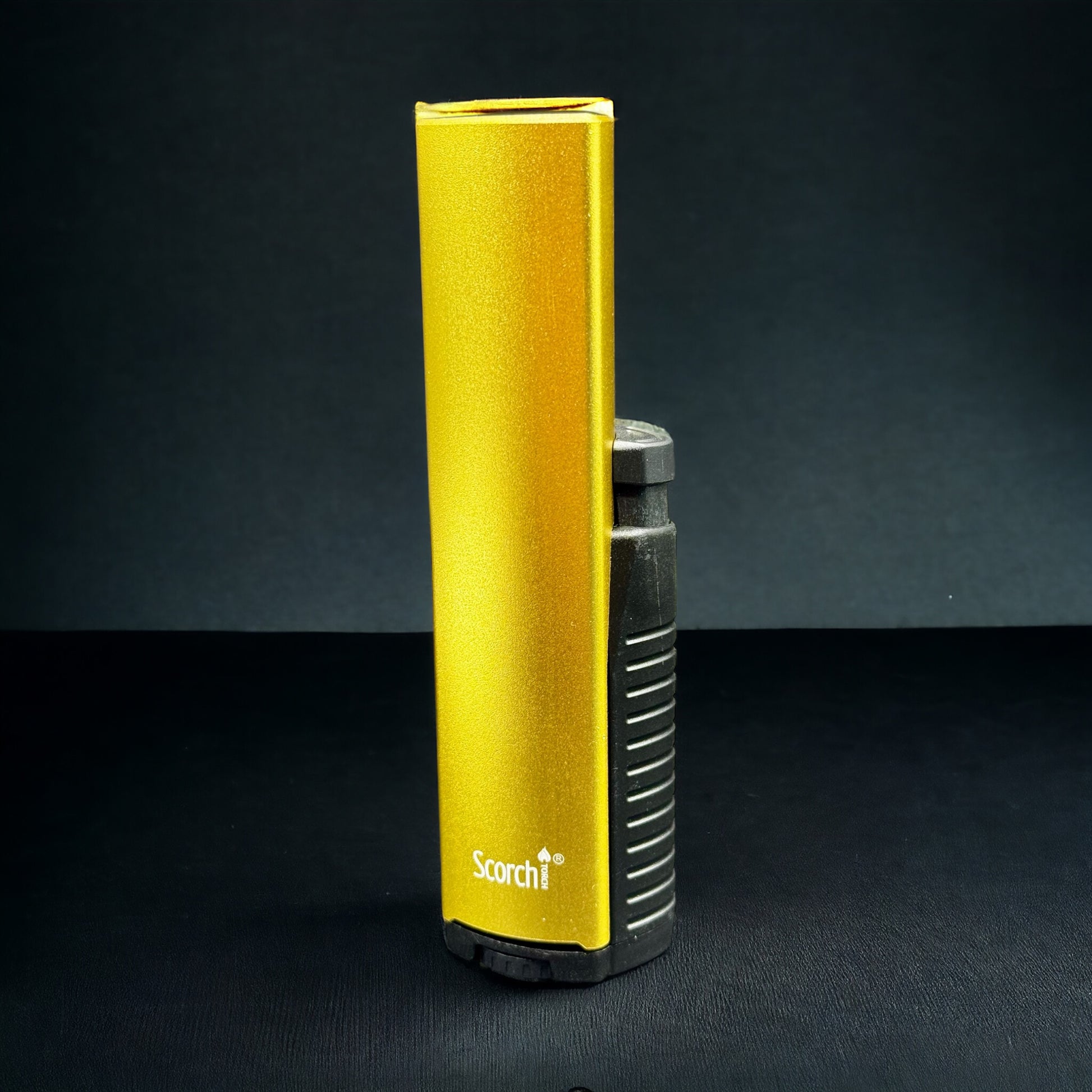 Scorch Torch Lighter Slim Satin Finish Tone yellow color 