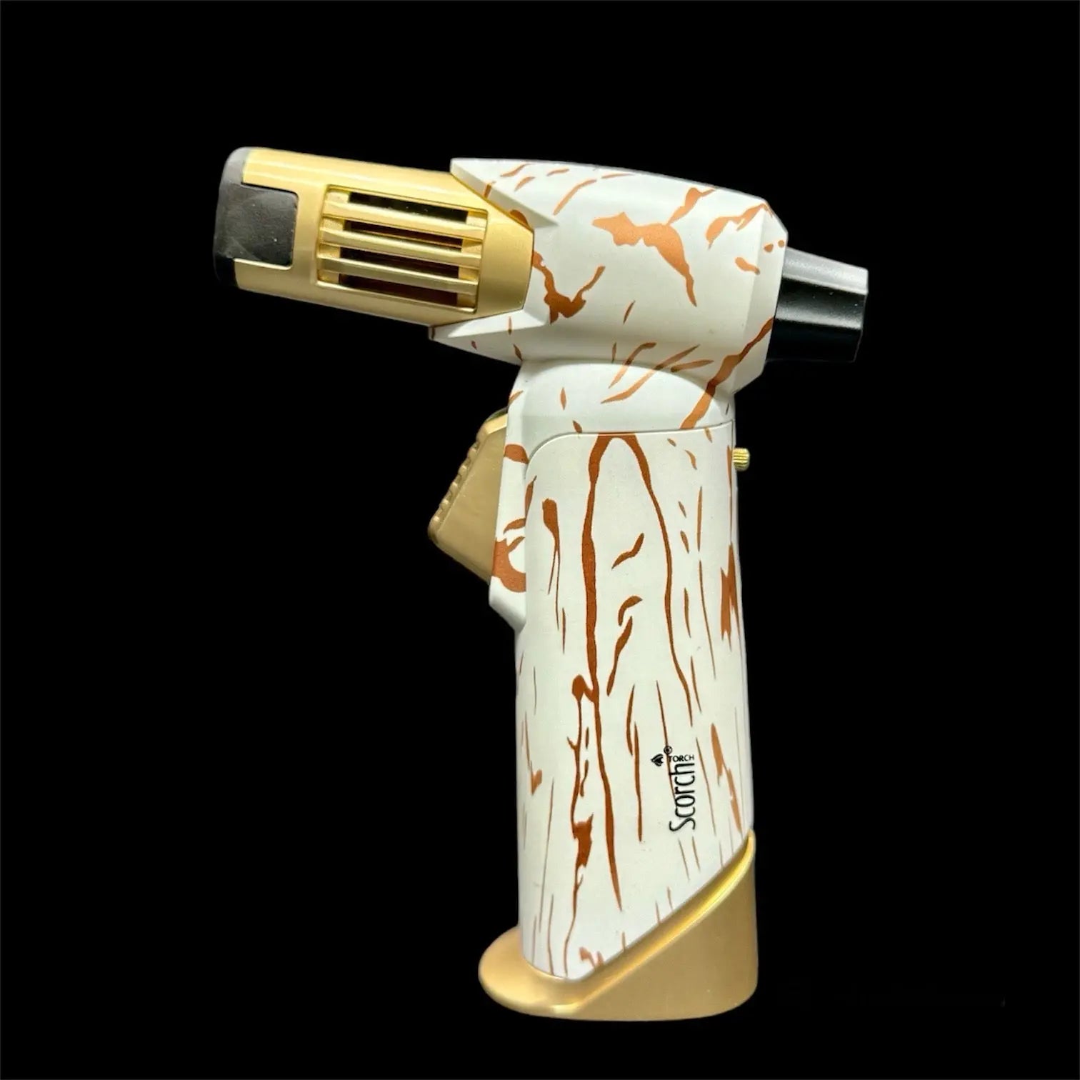 scorch torch lighters 61732 white gold color 