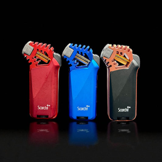 Scorch Torch Lighter 61560 – 4” Refillable Butane Torch, Multiple Colors