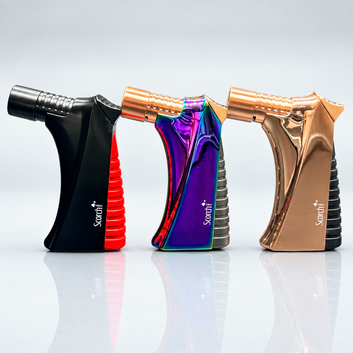 Scorch Torch 61748 Triple Flame Lighter | Unique rainbow color 
