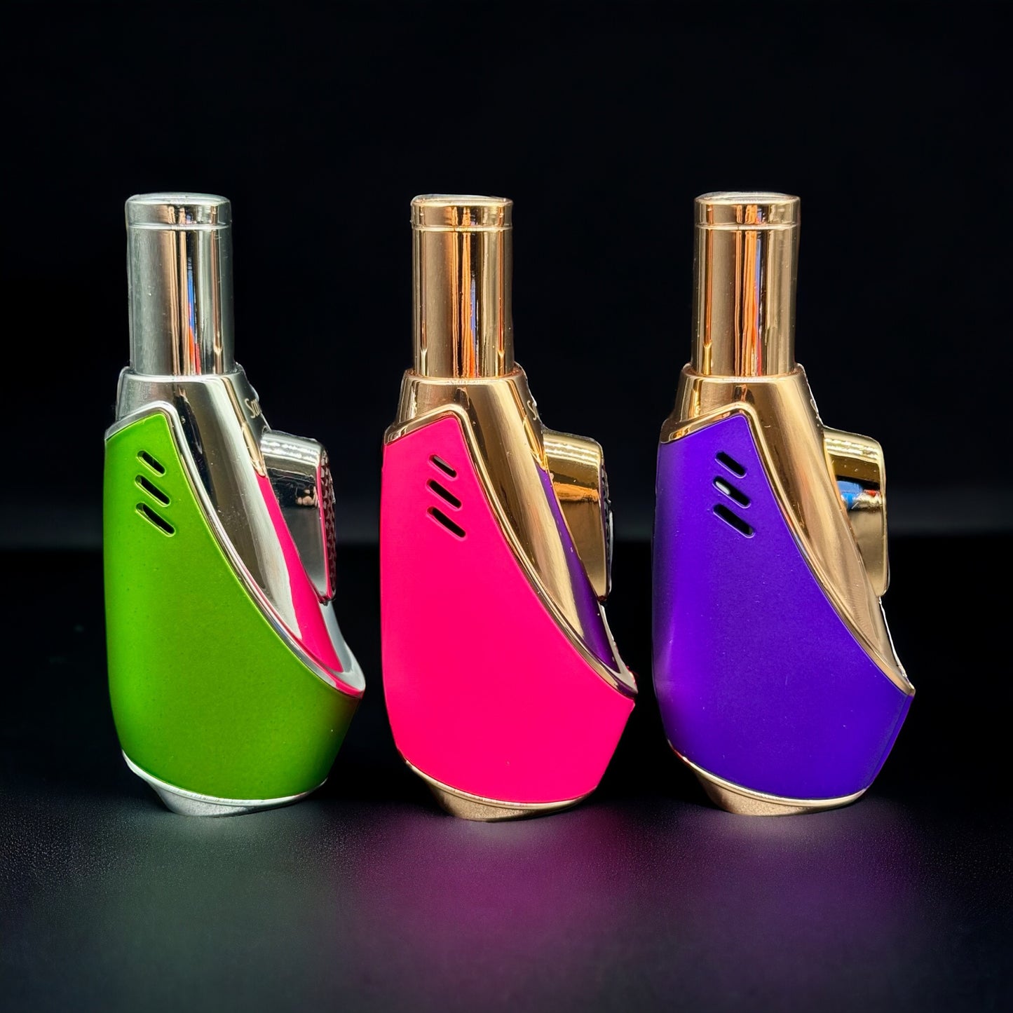Scorch Torch Lighter Single Flame Modern Compact Design random color 