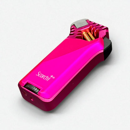 Scorch Torch Lighter 61560 – Pink refillable butane torch side
