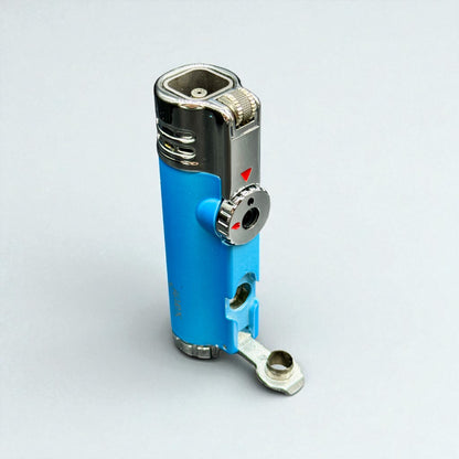 Scorch Torch 61637 4-Jet Flame Refillable Butane Lighter with Cigar Punch blue 