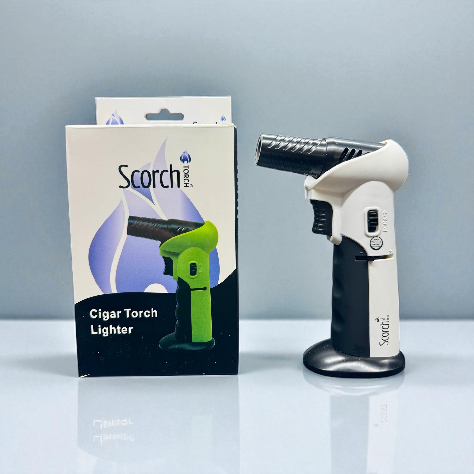 Scorch Torch 61662 – 6” Adjustable Angle Refillable Butane Lighter with box 