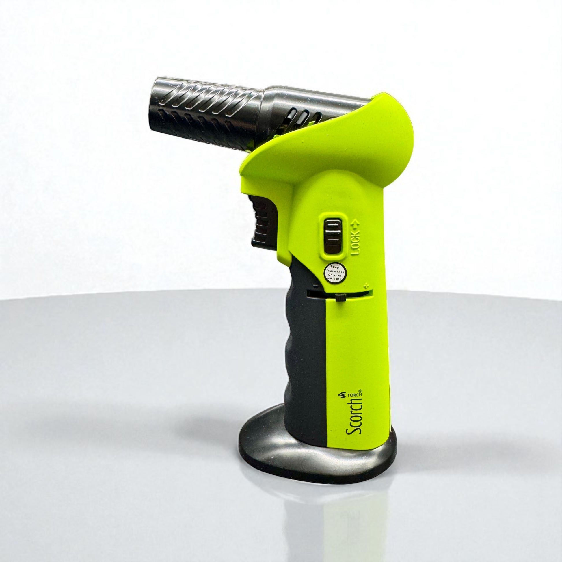 Scorch Torch 61662 – 6” Adjustable Angle Refillable Butane Lighter green color 