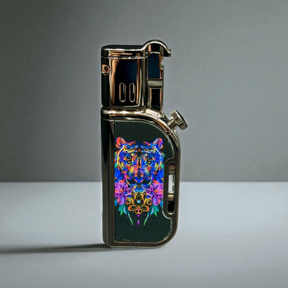 Scorch torch three lighter tiger design 