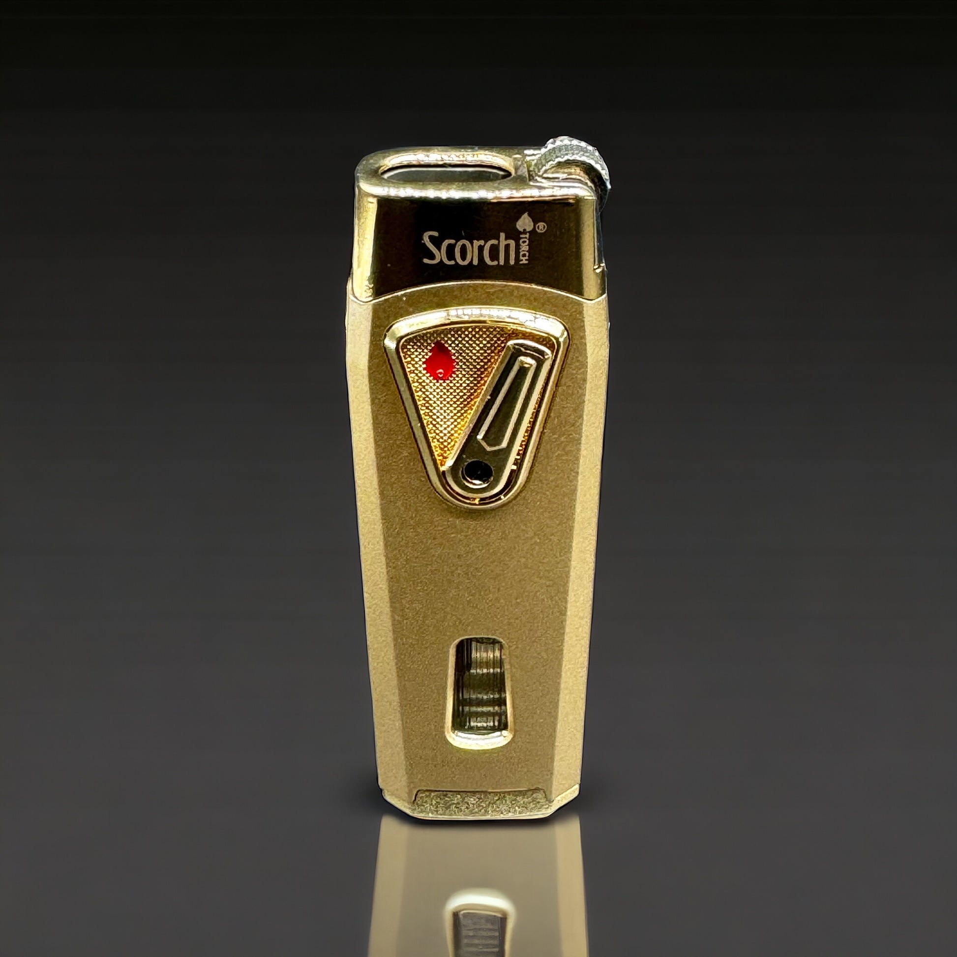 Scorch Torch Lighter Double Flame 61586 gold color 