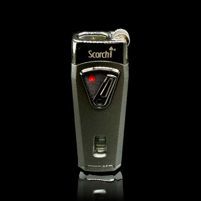 Scorch Torch Lighter Double Flame 61586 silver color 