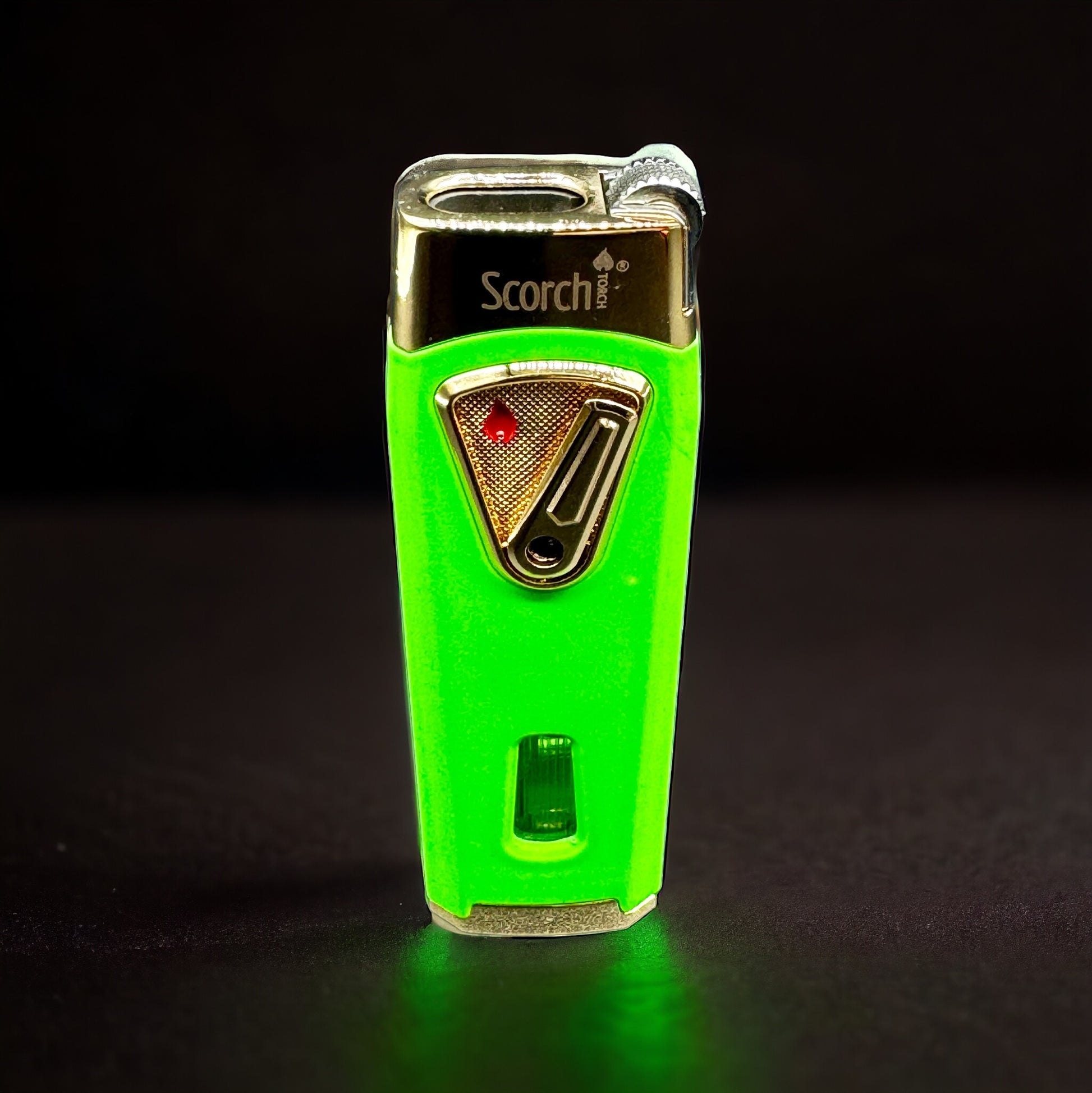 Scorch Torch Lighter Double Flame 61586 green color 
