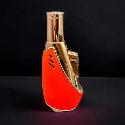 Scorch Torch Lighter Single Flame Modern Compact Design orange color 