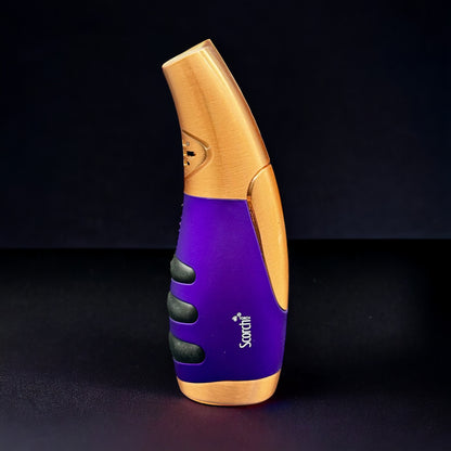 Scorch Torch Single Jet Flame Butane Torch Lighter 61606 purple color 