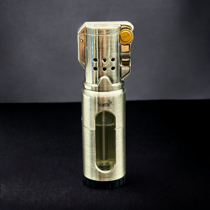 Scorch Torch Triple Jet Flame silver color 
