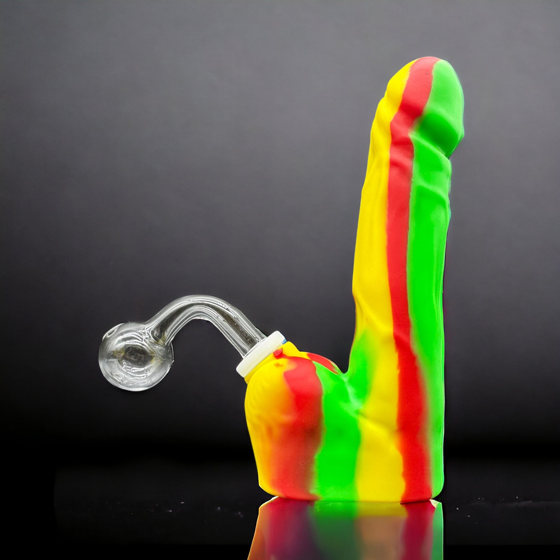 Silicone Realistic Penis Bong Oil Burner