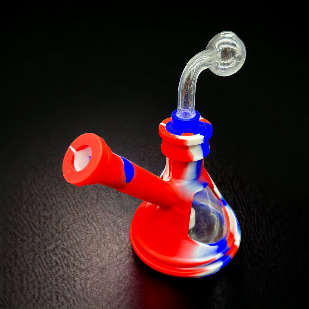 Silicone & Glass Oil Burner Bubbler Water Pipe US Shop