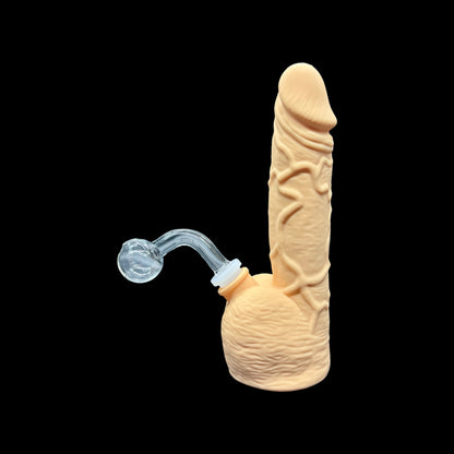 Silicone Realistic Penis Bong Oil Burner