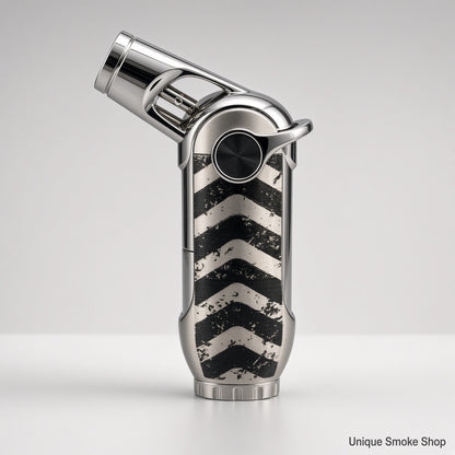 Scorch Torch 61895 metal jet lighter silver black