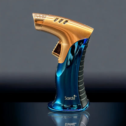 Single Jet Scorch Torch Lighter blue color 