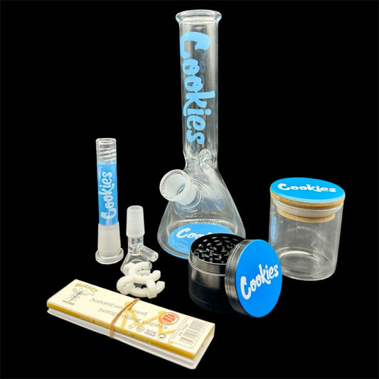 blue smoking set 